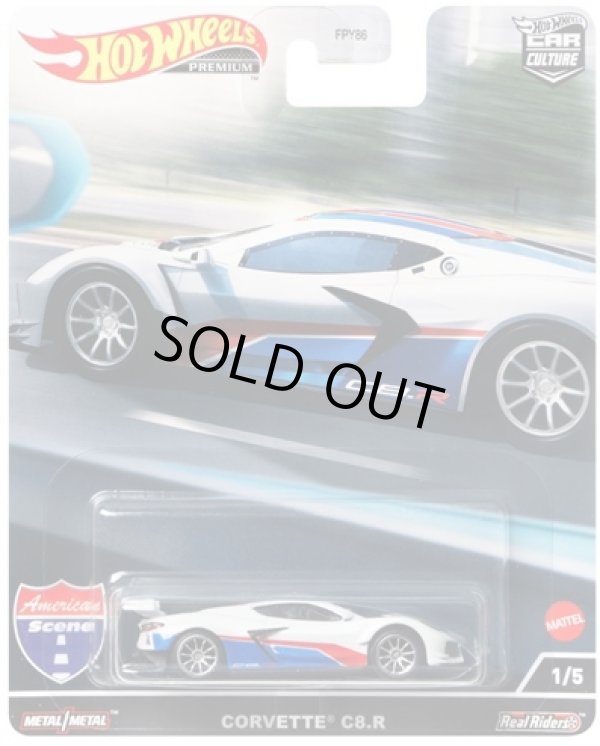 画像1: 2022 HW CAR CULTURE "AMERICAN SCENE" 【CORVETTE C8.R】WHITE/RR