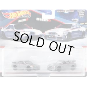 画像: 2022 HW CAR CULTURE "PREMIUM 2PACK" 【"NISMO" NISSAN SKYLINE GT-R(BNR32)/(BNR34)】SILVER/RR