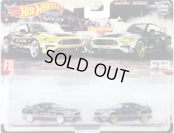 画像1: 2022 HW CAR CULTURE "PREMIUM 2PACK" 【"RTR MOTORSPORT" FORD MUSTANG RTR SPEC 5】BLACK/RR