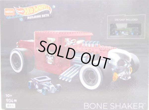 画像1: 【US版】2022 MEGA x HOT WHEELS BUILDING SETS【BONE SHAKER】BLACK-BRICK