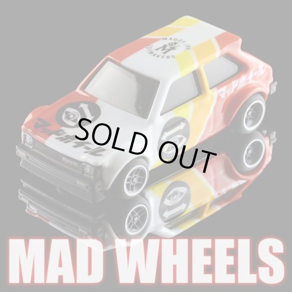 画像1: MAD WHEELS (マッドホイール） 【"TOYOTA-WORKS KP61" '81 TOYOTA STARLET KP61 (カスタム完成品）】 WHITE/RR （送料サービス適用外） 