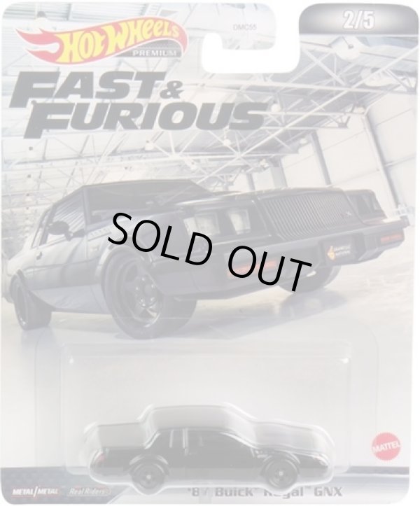 画像1: 【仮予約】PRE-ORDER -  2022 RETRO ENTERTAINMENT "FAST & FURIOUS" 【'87 BUICK REGAL GNX】BLACK/RR (6月中旬入荷予定）