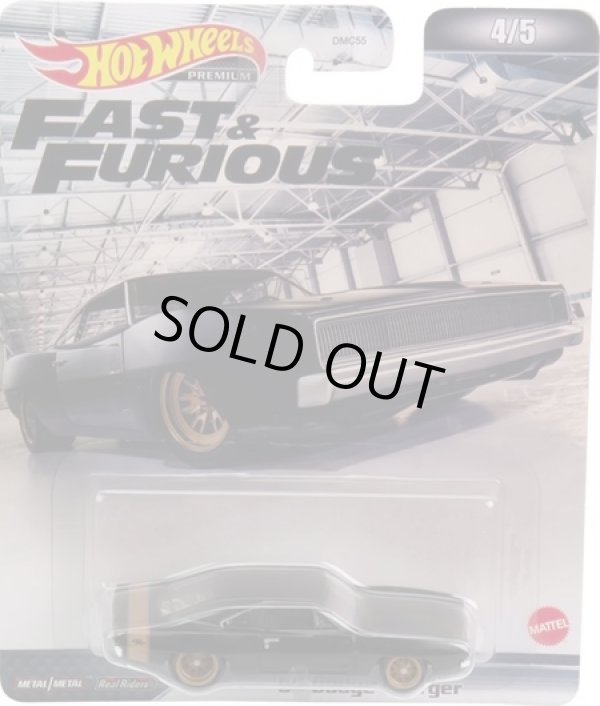 画像1: 【仮予約】PRE-ORDER -  2022 RETRO ENTERTAINMENT "FAST & FURIOUS" 【'68 DODGE CHARGER】FLAT BLACK/RR (6月中旬入荷予定）