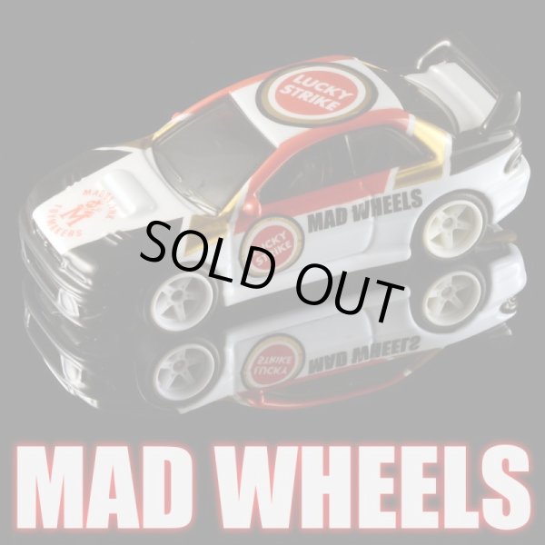 画像1: MAD WHEELS (マッドホイール） 【"LuckyStrike 22B" '98 SUBARU IMPREZA 22B STi-VERSION (カスタム完成品）】 WHITE-BLACK-RED/RR （送料サービス適用外） 