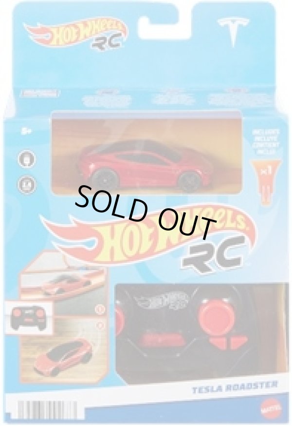 画像1: 【仮予約】PRE-ORDER - 2022 HOT WHEELS RC 【TESLA ROADSTER】 RED (9月中旬入荷予定）