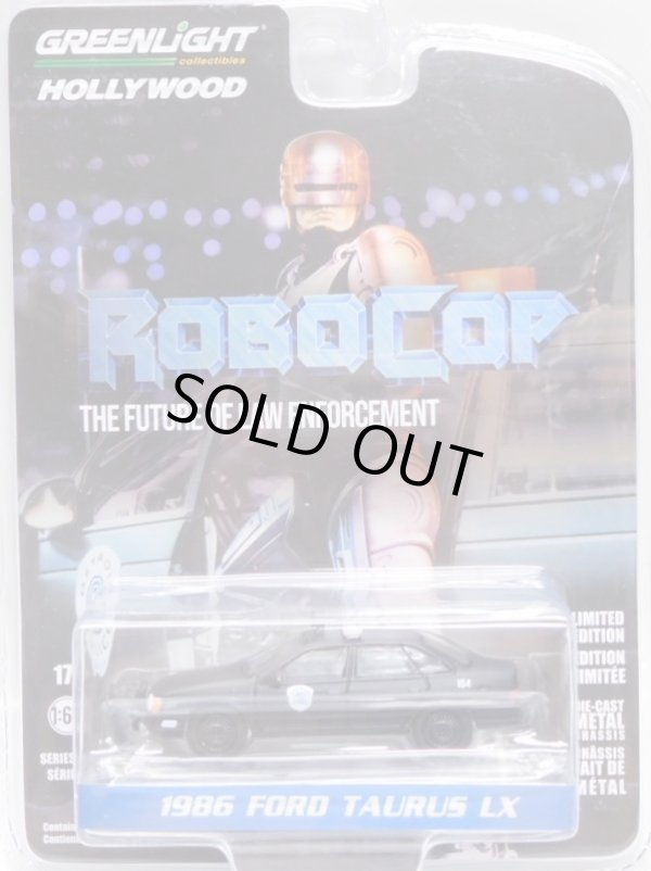 画像1: 2022 GREENLIGHT HOLLYWOOD SERIES 34 【1986 FORD TAURUS LX】FLAT BLACK(ROBOCOP) 