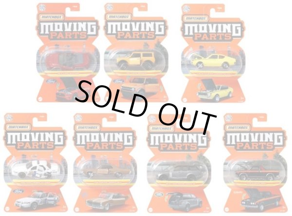 画像1: 【仮予約】PRE-ORDER - 【2022 MATCHBOX MOVING PARTS　"E"アソート 8個入り】2021 フォード ブロンコ/1975 三菱 ランサー セレステ/1978 スバル ブラット/2019 フォード マスタング/1964 ポンティアック グランプリ/2006 フォード クラウン ヴィクトリア/2018 ランドローバー ヴォーグ SE(9月下旬入荷予定）