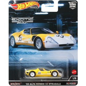 画像: 2022 HW CAR CULTURE "EXOTIV ENVY" 【'69 ALFA ROMEO 33 STRADALE】YELLOW/RR