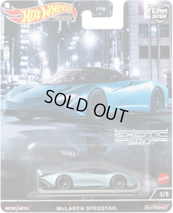 画像1: 【仮予約】PRE-ORDER - 2022 HW CAR CULTURE "EXOTIV ENVY" 【McLAREN SPEEDTAIL】SILVERBLUE/RR(9月末入荷予定）