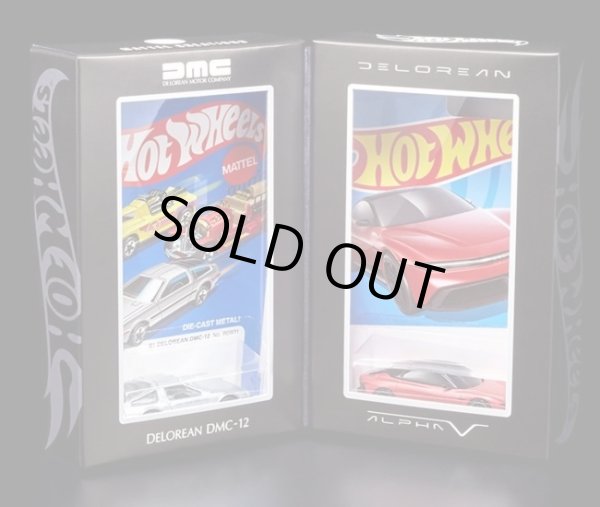 画像1: 2022 RLC EXCLUSIVE "Hot Wheels x DeLorean" 【DMC-12 & ALPHA5 COLLECTOR SET】  ZAMAC/RED/RR