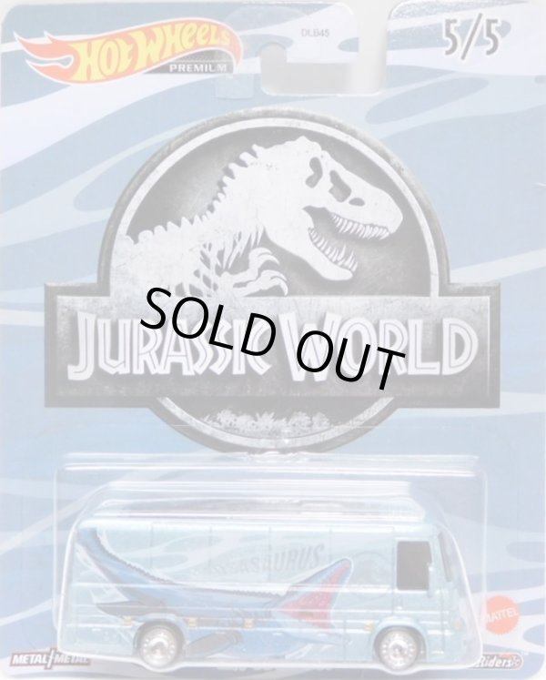 画像1: 【US版】2022 POP CULTURE "JURASSIC WORLD" 【HW TOUR BUS】BLUESILVER/RR