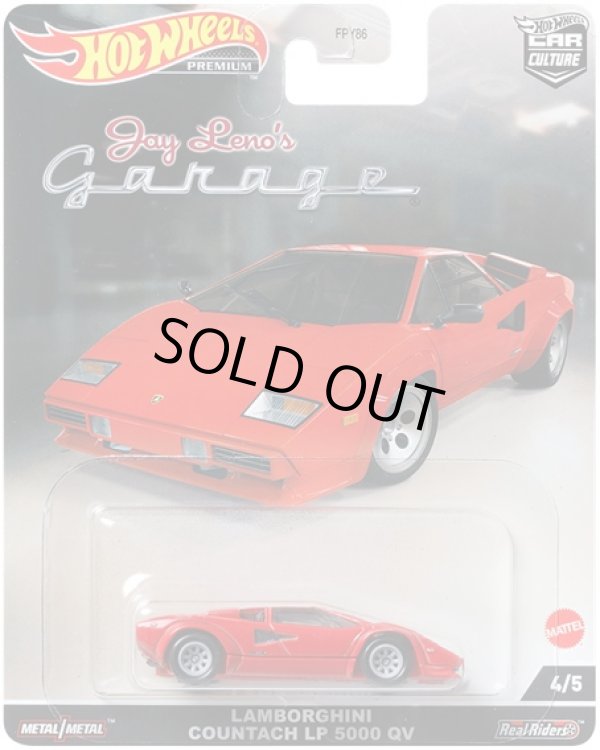 画像1: 2022 HW CAR CULTURE "JAY LENO'S GARAGE" 【LAMBORGHINI COUNTACH LP 5000QV】RED/RR