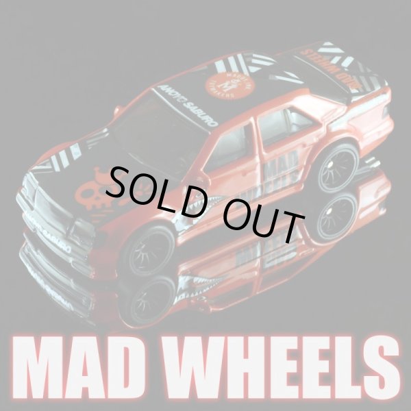 画像1: MAD WHEELS (マッドホイール） 【"Sharkmouth 500E" MERCEDES-BENZ 500 E (カスタム完成品）】 RED-BLACK/RR （送料サービス適用外） 