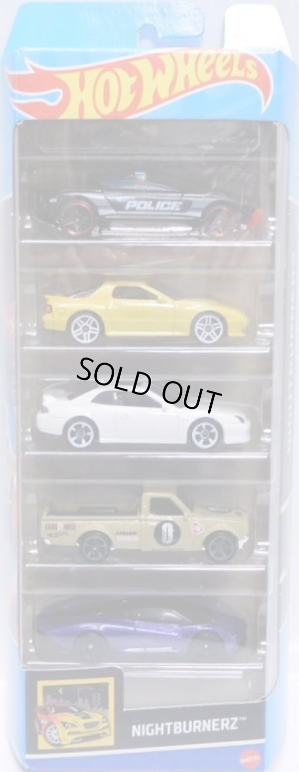 画像1: 2022 5PACK 【NIGHTBURNERZ】Alpha Pursuit/'89 Mazda Savanna RX-7 FC3S/'98 Honda Prelude/Datsun 620/McLaren Speedtail