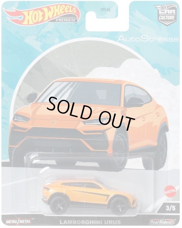 画像1: 2022 HW CAR CULTURE "アウト・ストラッセ " 【LAMBORGHINI URUS】ORANGE/RR