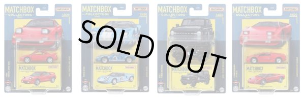 画像1: 2022 MATCHBOX COLLECTORS　【"P"アソート 4種セット】1990 トヨタ MR2 W20/フォード GT40/2021 フォード ブロンコ/ランボルギーニ ディアブロ 