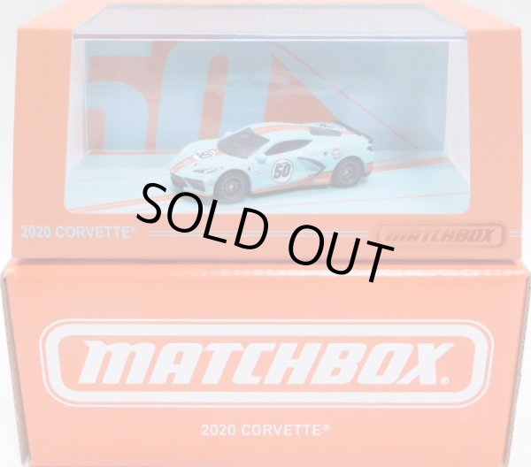 画像1: 2022 MATTEL CREATIONS EXCLUSIVE 【"GULF"  2020 CORVETE】 FLAT LT.BLUE/RR