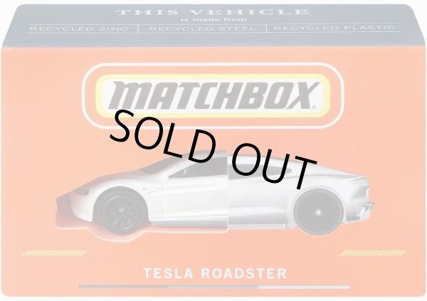 画像1: 2022 MATTEL CREATIONS EXCLUSIVE 【MATCHBOX + 2020 TESLA ROADSTER】 WHITE (99% recycled materials) 