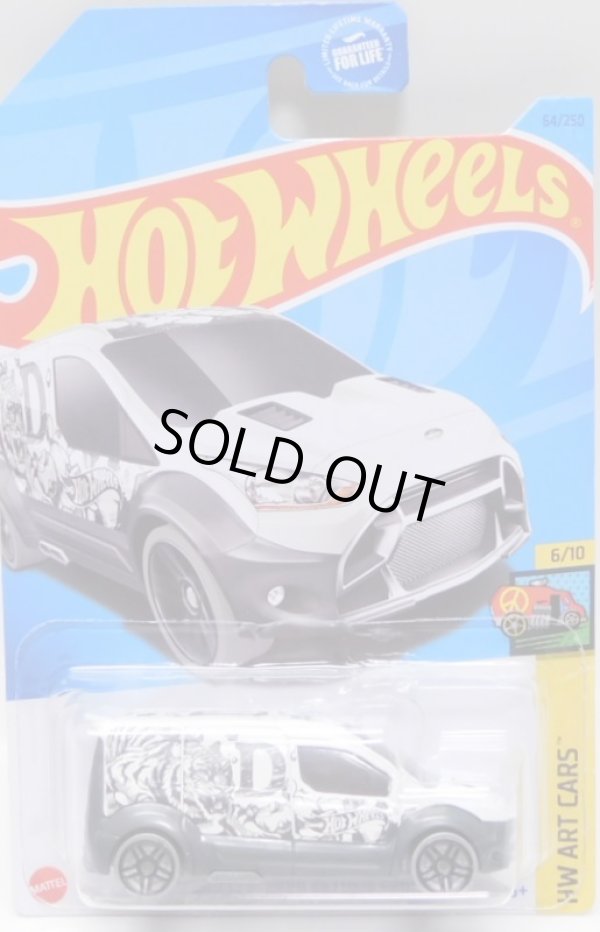 画像1: 【HOT WHEELS FORD TRANSIT CONNECT】WHITE/PR5