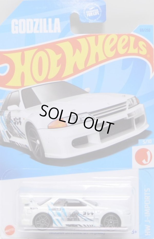 画像1: 【"GODZILLA" NISSAN SKYLINE GT-R (R32)】WHITE/PR5 (ゴジラTAMPO)