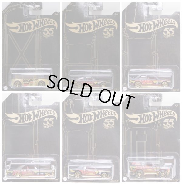 画像1: 2023 HW 55TH ANNIVERSARY BLACK AND YELLOW 【6種セット（CHASE含む）】Volkswagen T1-GTR/'96 Nissan 180SX Type X/'92 BMW M3/'66 Chevy Nova/'15 Dodge Challenger SRT/Range Rover Classic（おひとり様1セットのみ）（予約不可）