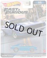 画像: 2023 HW FAST & FURIOUS (ワイルド・スピード) 【1969 CHEVY CAMARO】 BLUE/RR