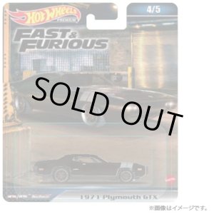 画像: 【仮予約】PRE-ORDER - 2023 HW FAST & FURIOUS (ワイルド・スピード) 【1971 PLYMOUTH GTX】 BLACK/RR(5月中旬入荷予定）