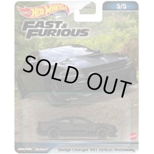 画像: 2023 HW FAST & FURIOUS (ワイルド・スピード) 【DODGE CHARGER SRT HELLCAT WIDEBODY】 BLACK/RR