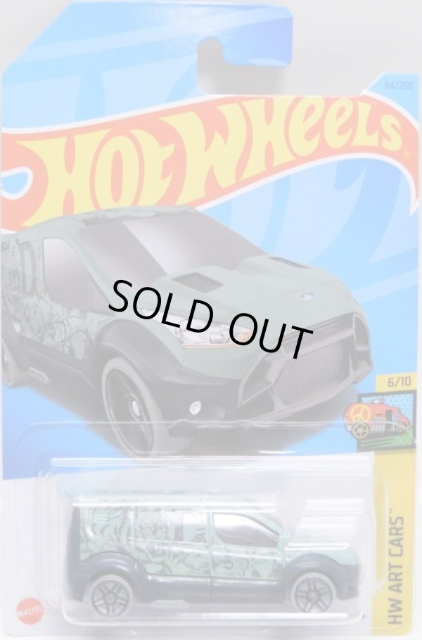 画像1: 【HOT WHEELS FORD TRANSIT CONNECT】PALE GREEN/PR5