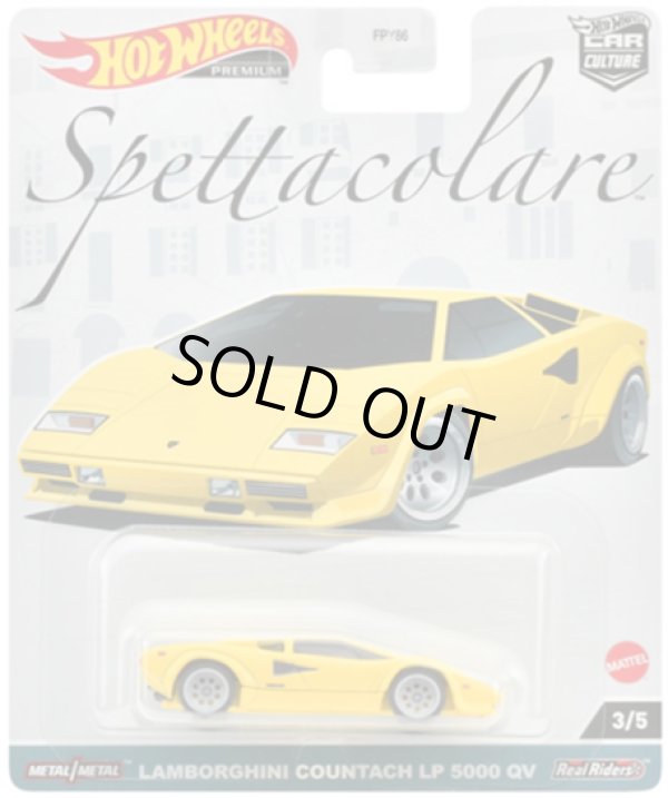 画像1: 2023 HW CAR CULTURE "スペッタコラーレ" 【LAMBORGHINI COUNTACH LP 5000 QV】YELLOW/RR (7月下旬入荷予定)