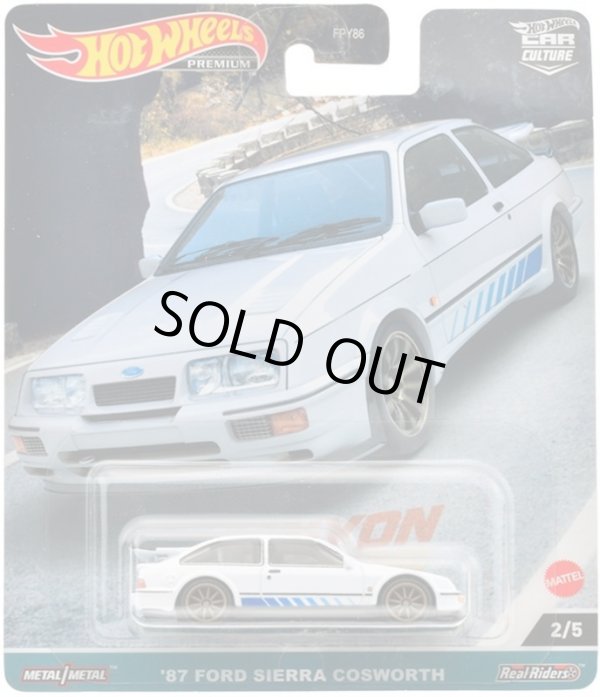 画像1: 2023 HW CAR CULTURE "キャニオン・ウォリアーズ" 【'87 FORD SIERRA COSWORTH】WHITE/RR