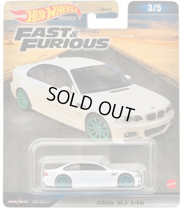 画像1: 2023 HW FAST & FURIOUS (ワイルド・スピード) 【BMW M3 E46】 WHITE/RR