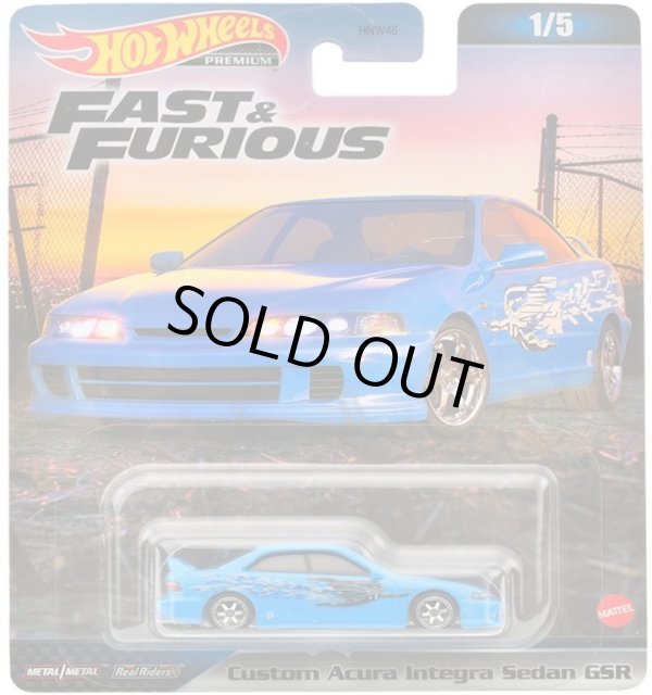 画像1: 2023 HW FAST & FURIOUS (ワイルド・スピード) 【カスタム アキュラ インテグラ セダン GSR】 LT.BLUE/RR