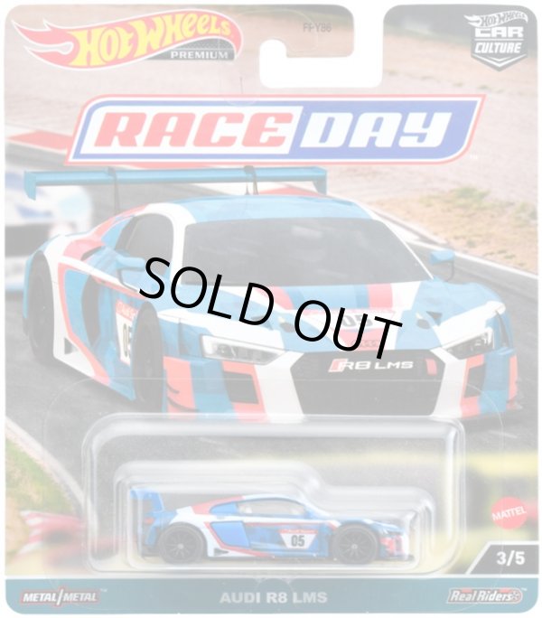 画像1: 2023 HW CAR CULTURE "レース・デー" 【AUDI R8 LMS】BLUE/RR