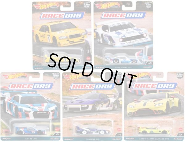 画像1: 2023 HW CAR CULTURE【"レース・デー" 5種セット】'94 AMG-MERCEDES C-CLASS DTM TOURING CAR/FORD CAPRI Gr.5/AUDI R8 LMS/PORSCHE 935/ASTON MARTIN VANTAGE GTE