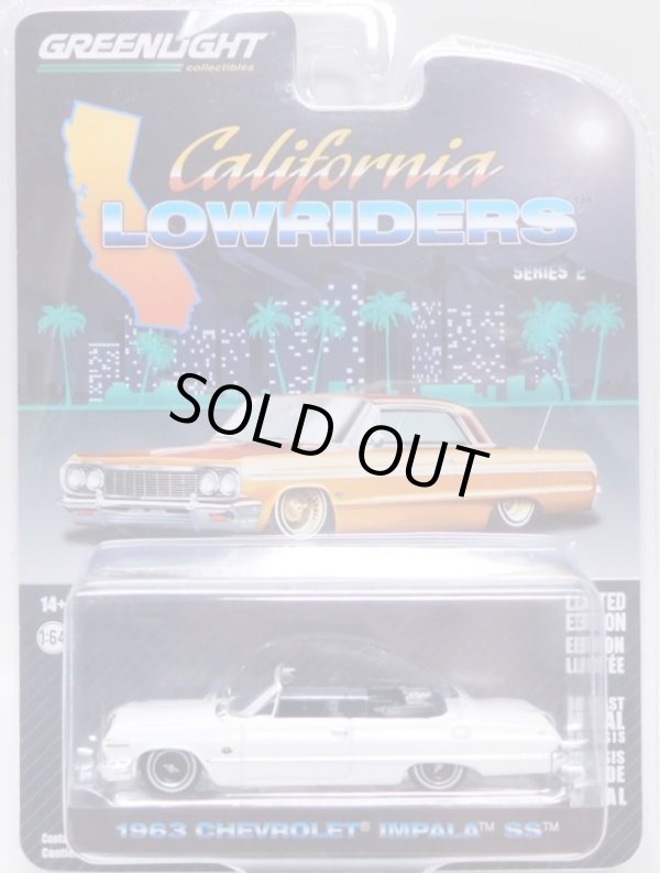 画像1: 2023 GREENLIGHT CALIORNIA LOWRIDERS SERIES 2 【1963 CHEVROLET IMPALA SS】WHITE