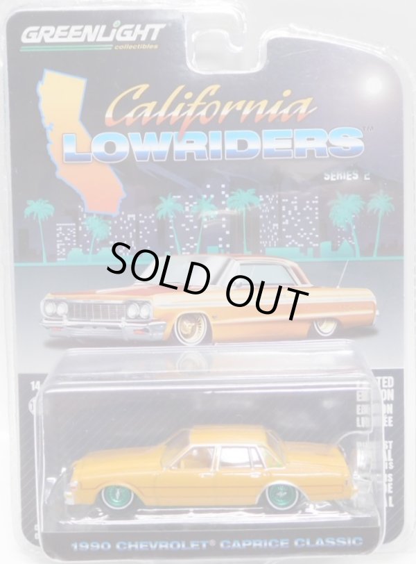 画像1: 2023 GREENLIGHT CALIORNIA LOWRIDERS SERIES 2 【1990 CHEVROLET CAPRICE CLASSIC】ORANGE(GREEN MACHINE)