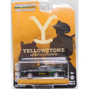 画像: 2023 GREENLIGHT HOLLYWOOD SERIES 38 【2011 DODGE CHARGER PURSUIT】BLACK (YELLOWSTONE) 