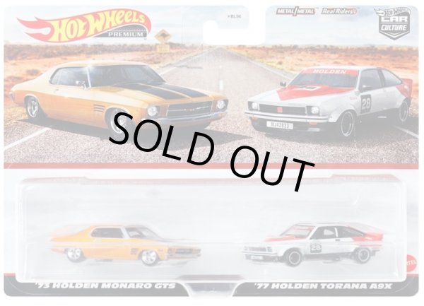 画像1: 【仮予約】PRE-ORDER - 2023 HW CAR CULTURE "PREMIUM 2PACK" 【'73 ホールデン モナーロ GTS / '77 ホールデン トラーナ A9X】ORANGE-WHITE/RR(12月中旬入荷予定)(ショートした場合は先着順となります）