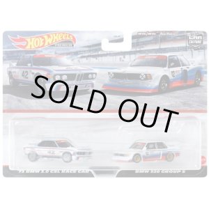 画像: 【仮予約】PRE-ORDER - 2023 HW CAR CULTURE "PREMIUM 2PACK" 【'73 BMW 3.0 CSL レースカー / BMW 320 グループ 5】WHITE/RR(12月中旬入荷予定)(ショートした場合は先着順となります）