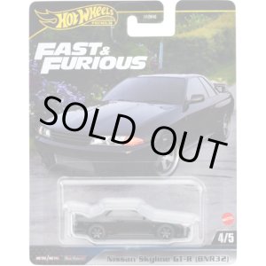 画像: 2024 HW FAST & FURIOUS (ワイルド・スピード) 【日産 スカイライン GT-R (BNR32)】BLACK/RR