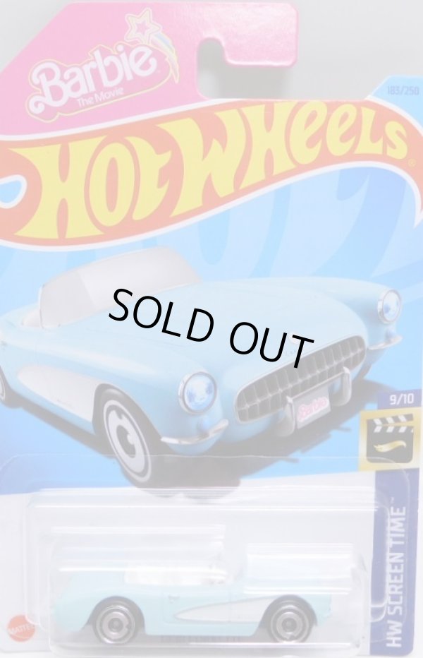 画像1: 【"BARBIE THE MOVIE" 1956 CORVETTE】FLAT LT.BLUE/DD (NEW CAST)