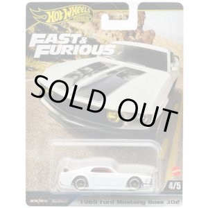 画像: 2024 HW FAST & FURIOUS (ワイルド・スピード) 【1969 フォード マスタング ボス 302】WHITE/RR