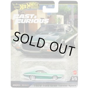 画像: 【仮予約】PRE-ORDER - 2024 HW FAST & FURIOUS (ワイルド・スピード) 【1972 フォード グラン トリノ スポーツ】GREEN/RR(2024年5月下旬入荷予定）