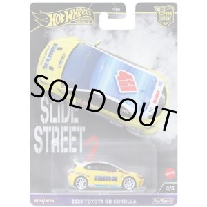 画像: 【仮予約】PRE-ORDER - 2024 HW CAR CULTURE "スライド ・ストリート" 【2023 トヨタ GR カローラ】YELLOW/RR (2024年6月下旬入荷予定)