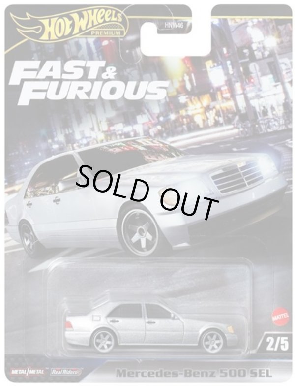 画像1: 2024 HW FAST & FURIOUS (ワイルド・スピード) 【メルセデス・ベンツ 500 SEL】LT.GRAY/RR