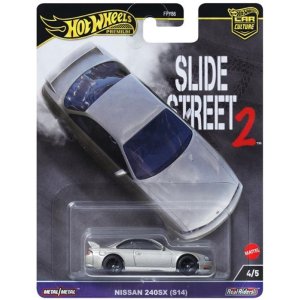 画像: 2024 HW CAR CULTURE "スライド ・ストリート" 【日産 240SX (S14) (NISSAN SILVIA S14)】LT.GRAY/RR