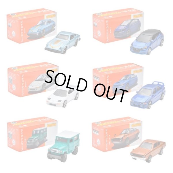 画像1: 2024【 MATCHBOX ジャパンシリーズ Fアソート 6種セット】ダットサン 280 ZX/2020 日産リーフ/1990 トヨタ MR2 W20/1994 三菱 ランサーエボリューション IV/トヨタ ランドクルーザー FJ40/1975 三菱 ランサーセレステ