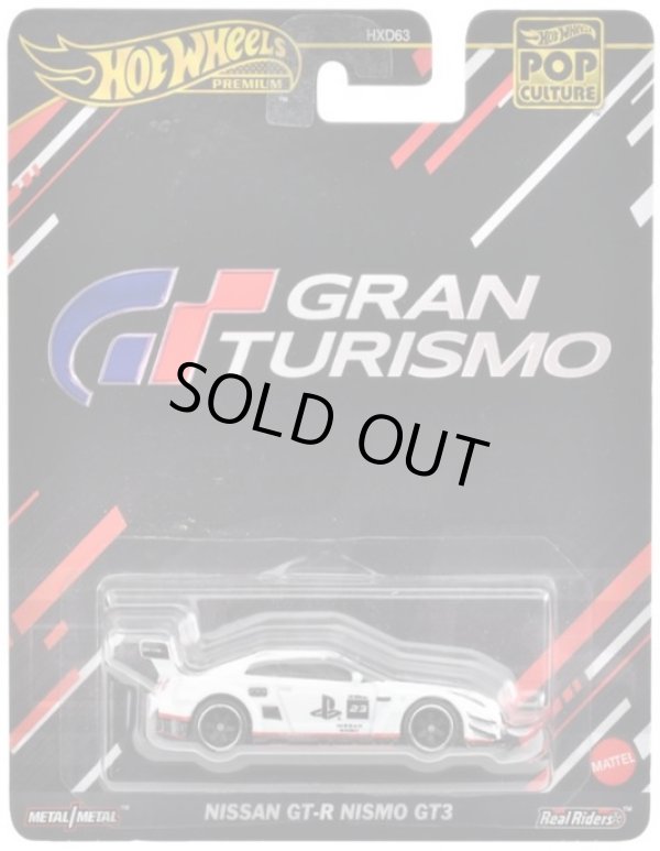 画像1: 2024 POP CULTURE【"グランツーリスモ " 日産GT-R NISMO GT3】WHITE/RR