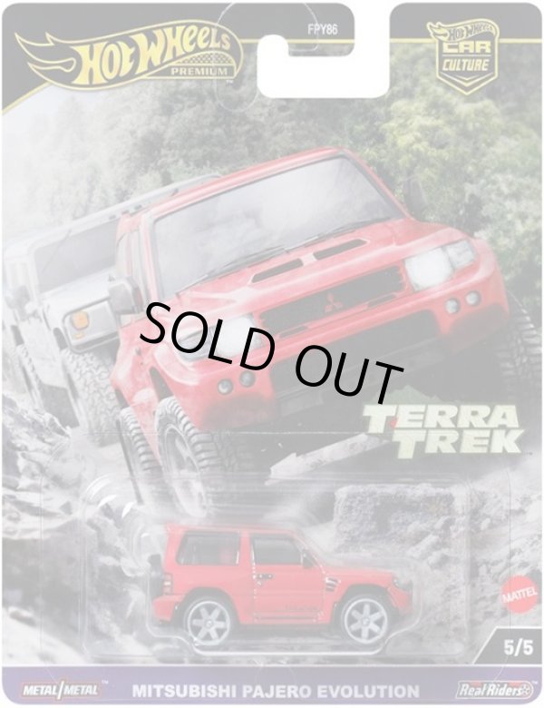 画像1: 2024 HW CAR CULTURE "テラトレック" 【三菱 パジェロ エボリューション】RED/RR (2024年10月中旬入荷予定)